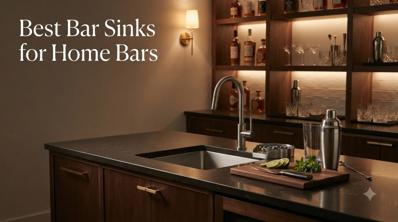 Best Bar Sinks for Home Bars