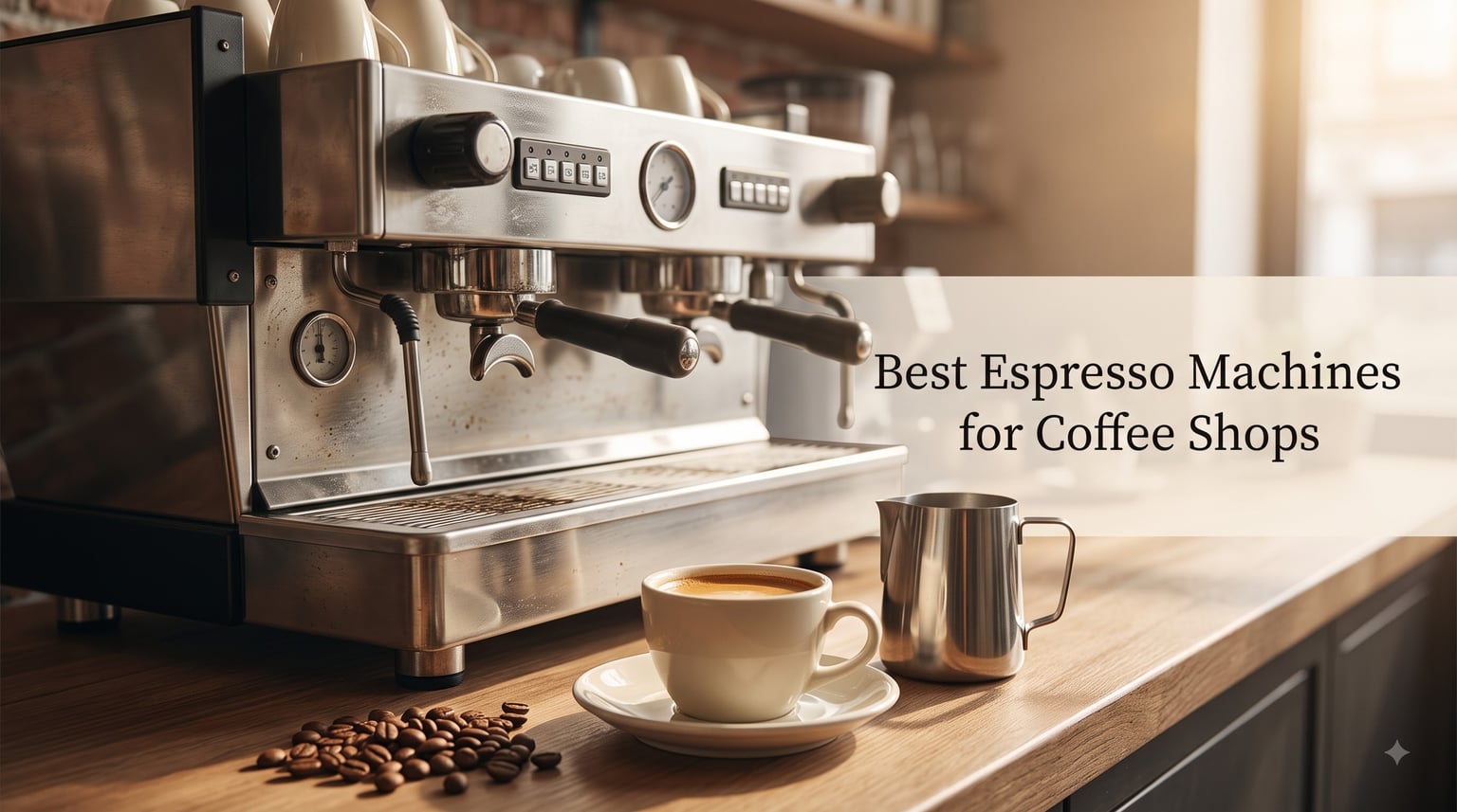 Best Espresso Machines for Coffee Shops