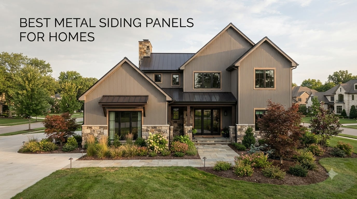 Best Metal Siding Panels for Homes