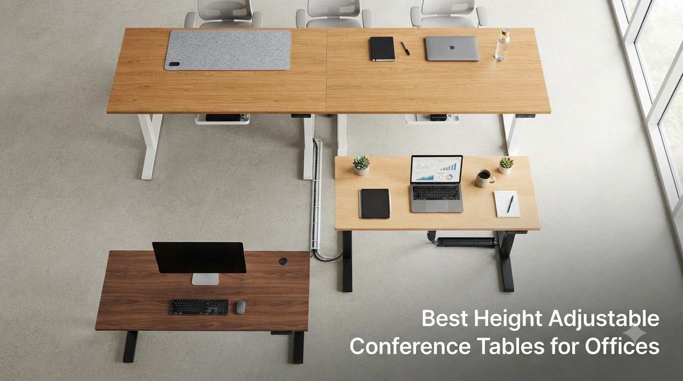 Best Height Adjustable Conference Tables for Offices