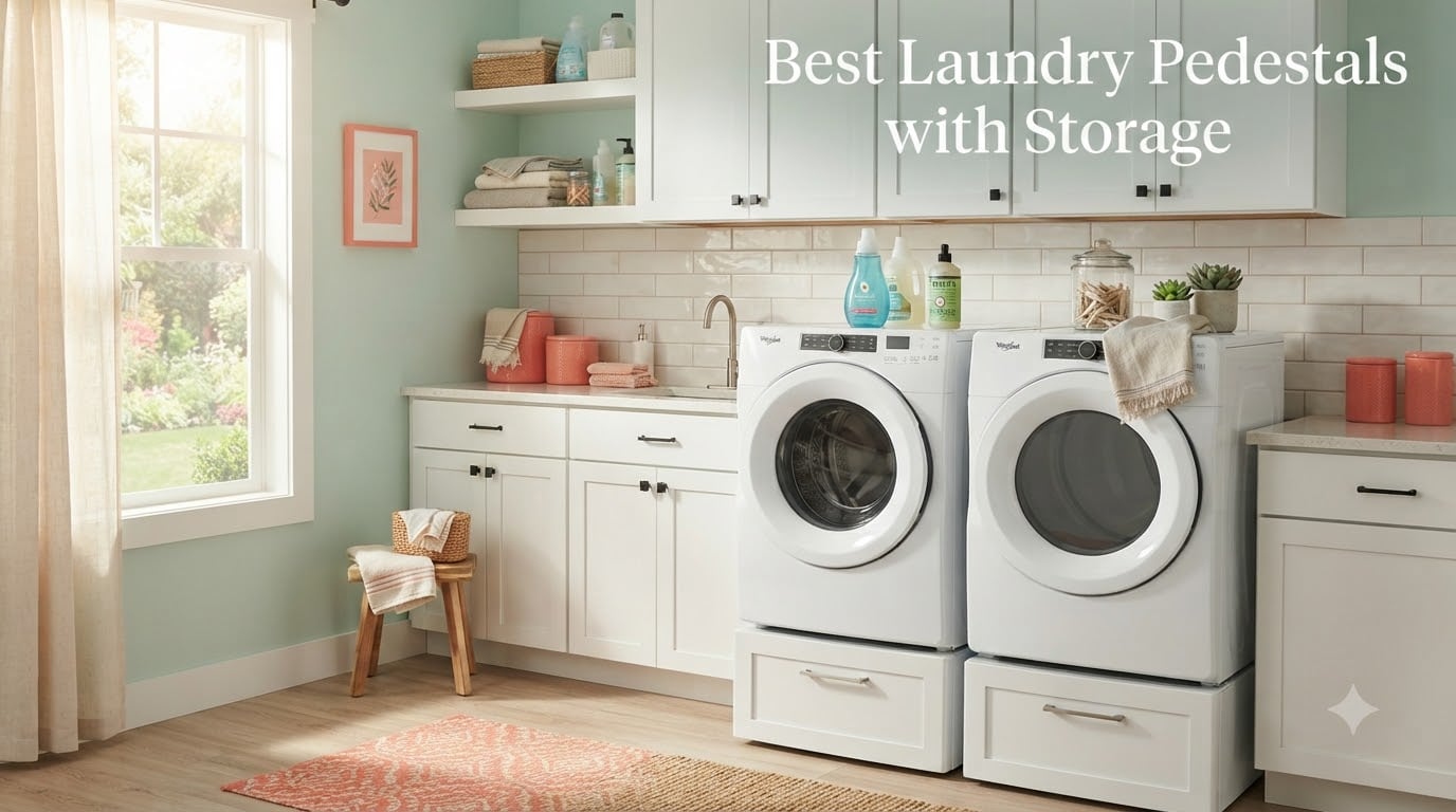 Best Laundry Pedestals with Storage