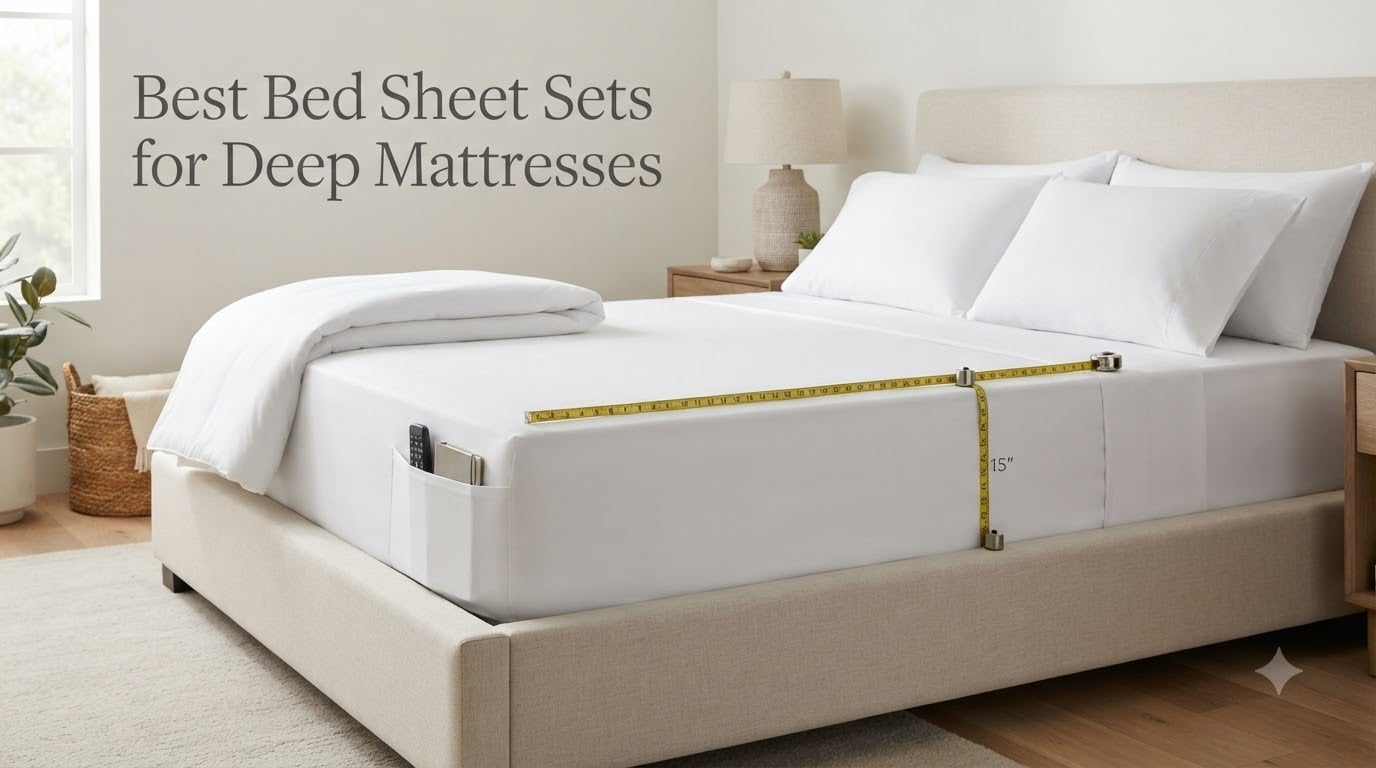 Best Bed Sheet Sets for Deep Mattresses