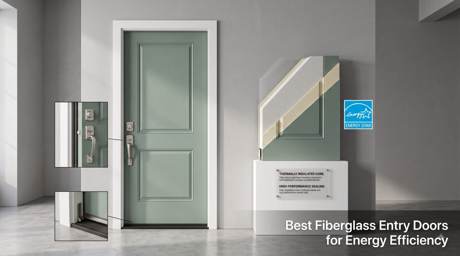 Best Fiberglass Entry Doors for Energy Efficiency