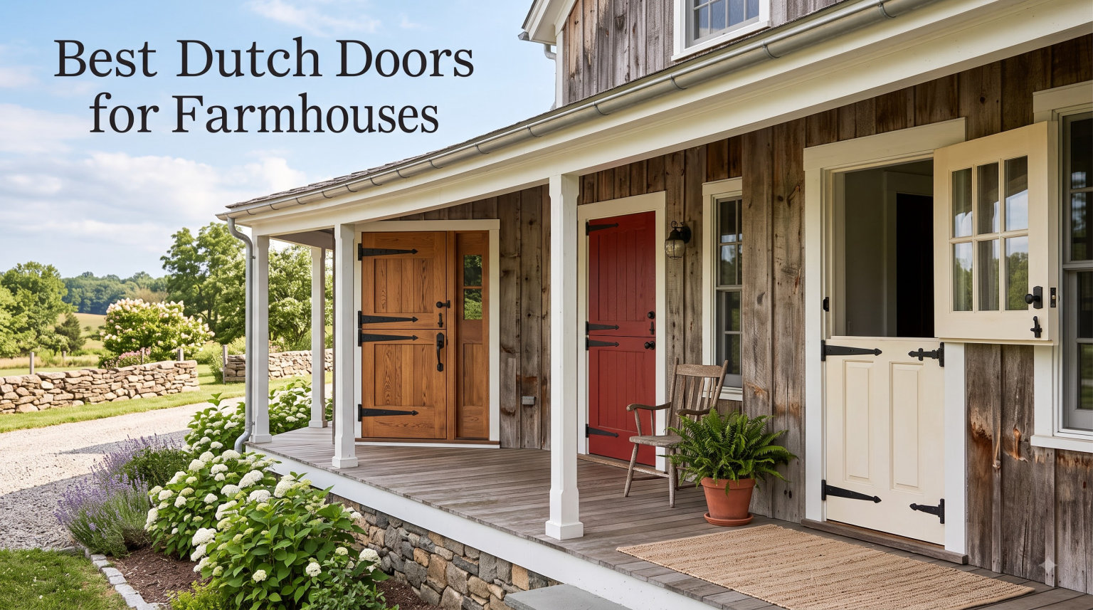 Best Dutch Doors for Farmhouses