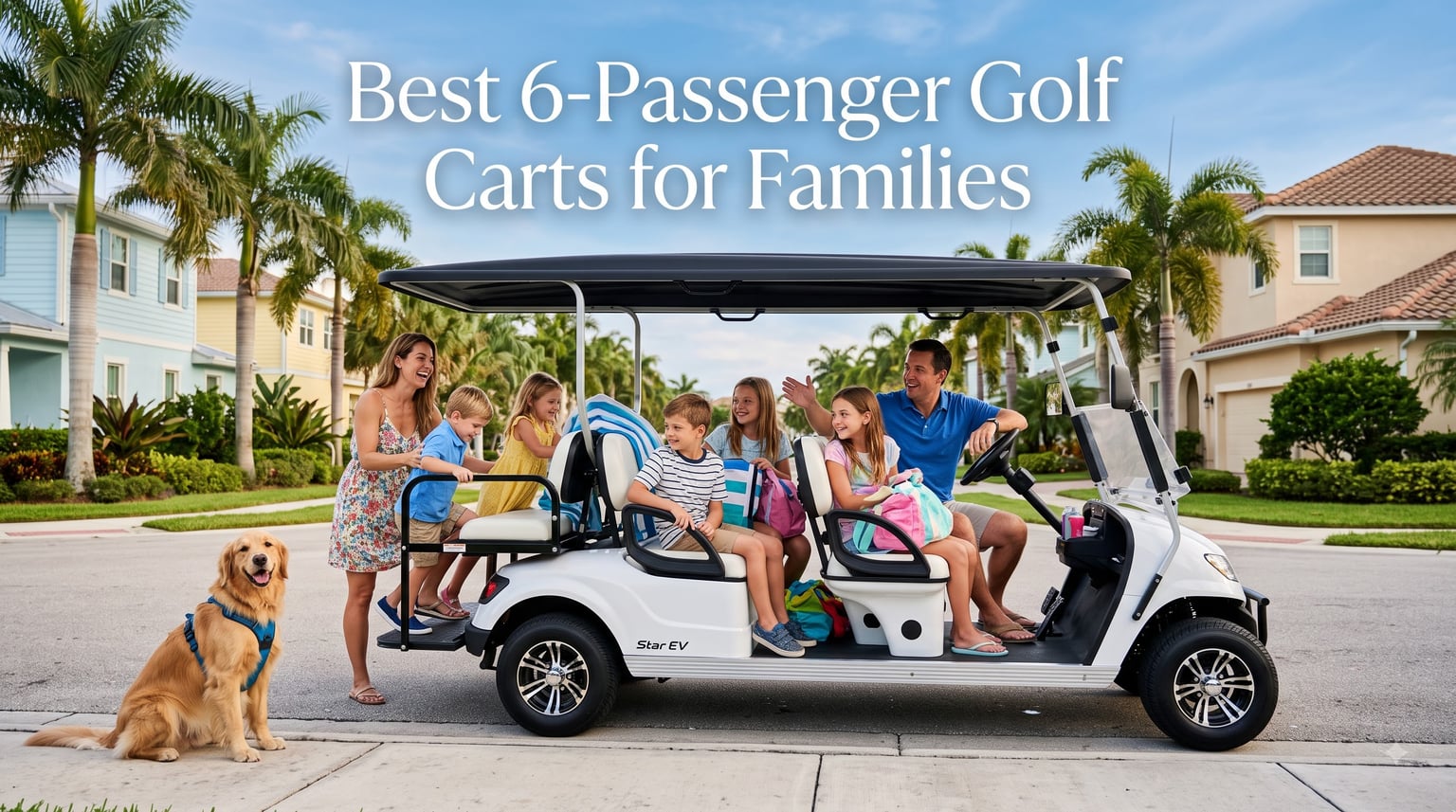 Best 6-Passenger Golf Carts for Families