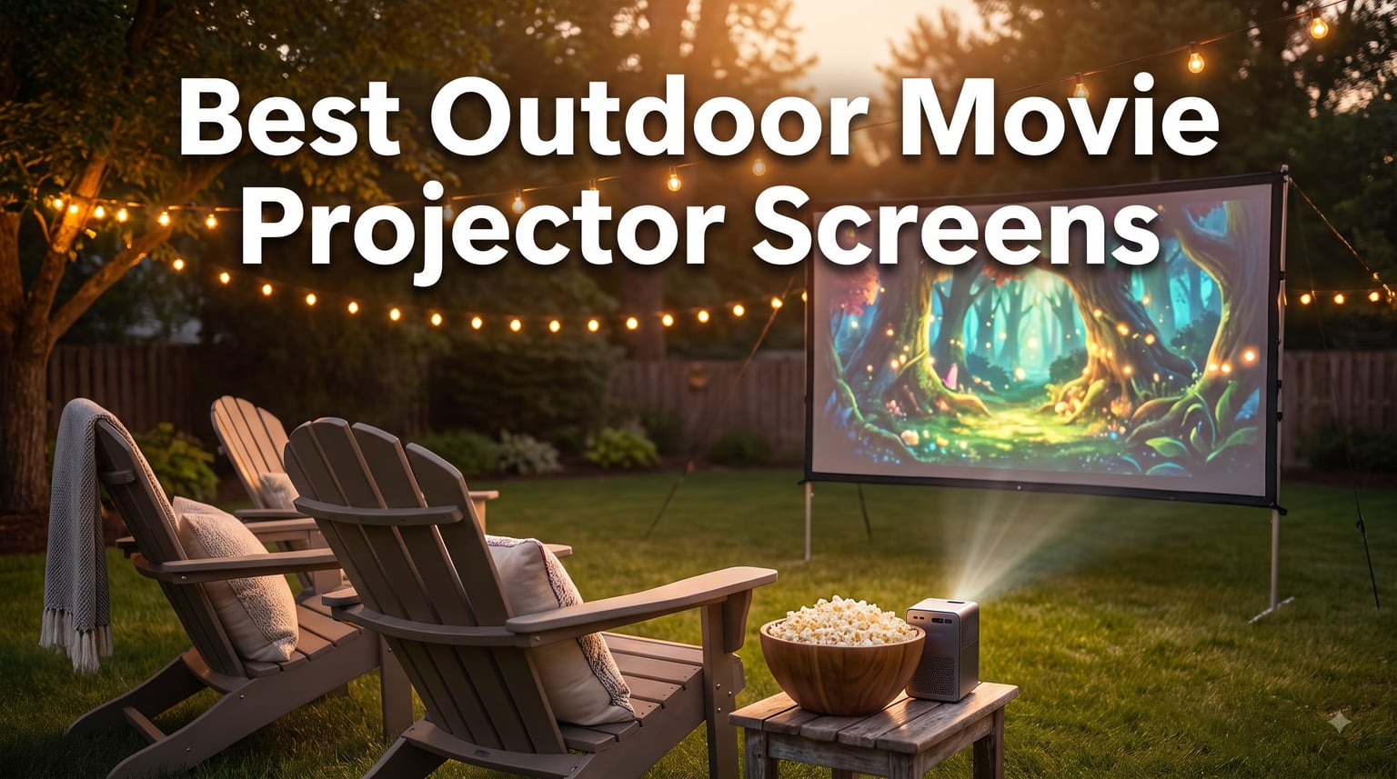 Best Outdoor Movie Projector Screens