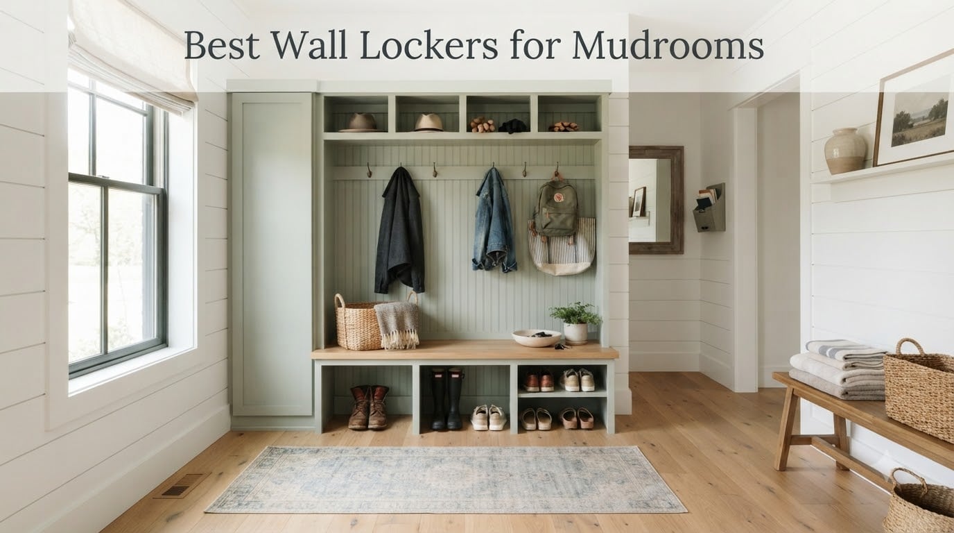 Best Wall Lockers for Mudrooms