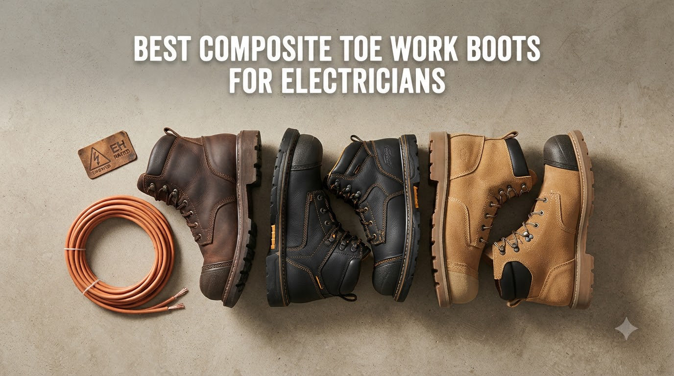 Best Composite Toe Work Boots for Electricians
