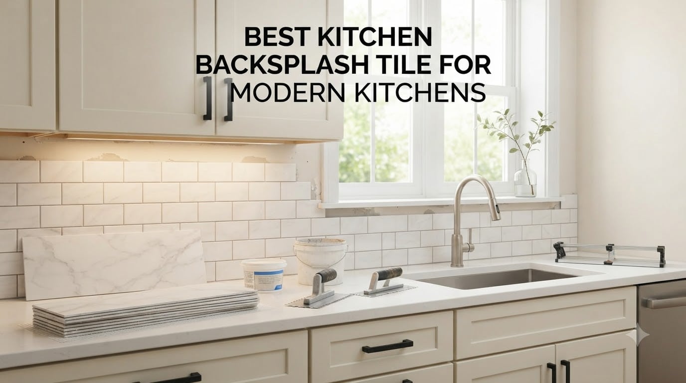 Best Kitchen Backsplash Tile for Modern Kitchens