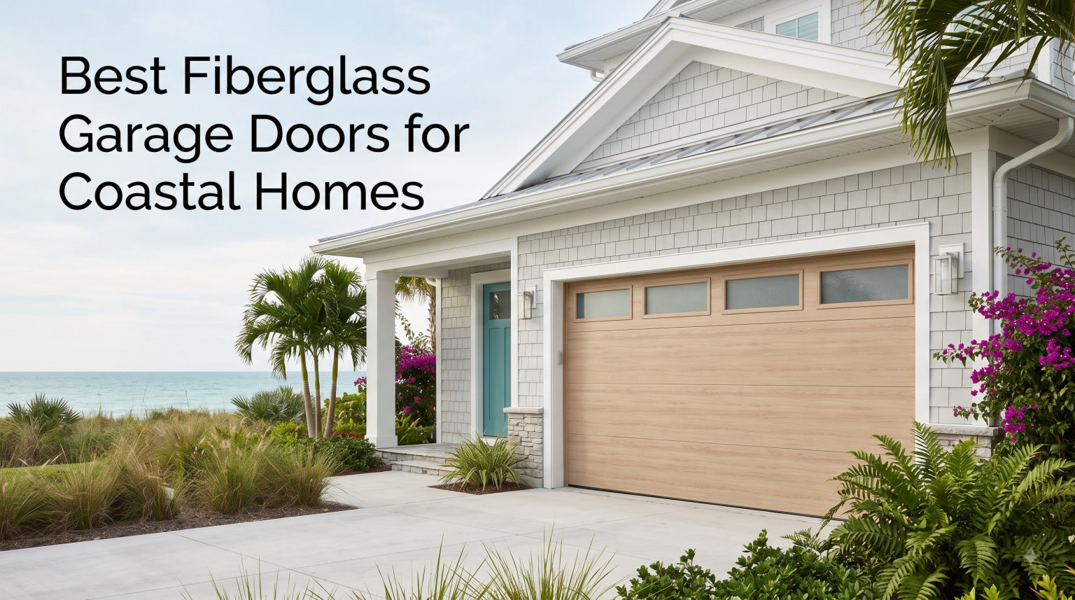 Best Fiberglass Garage Doors for Coastal Homes