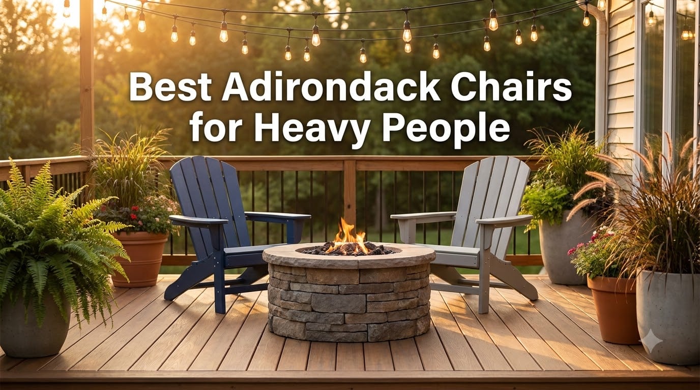Best Adirondack Chairs for Heavy People