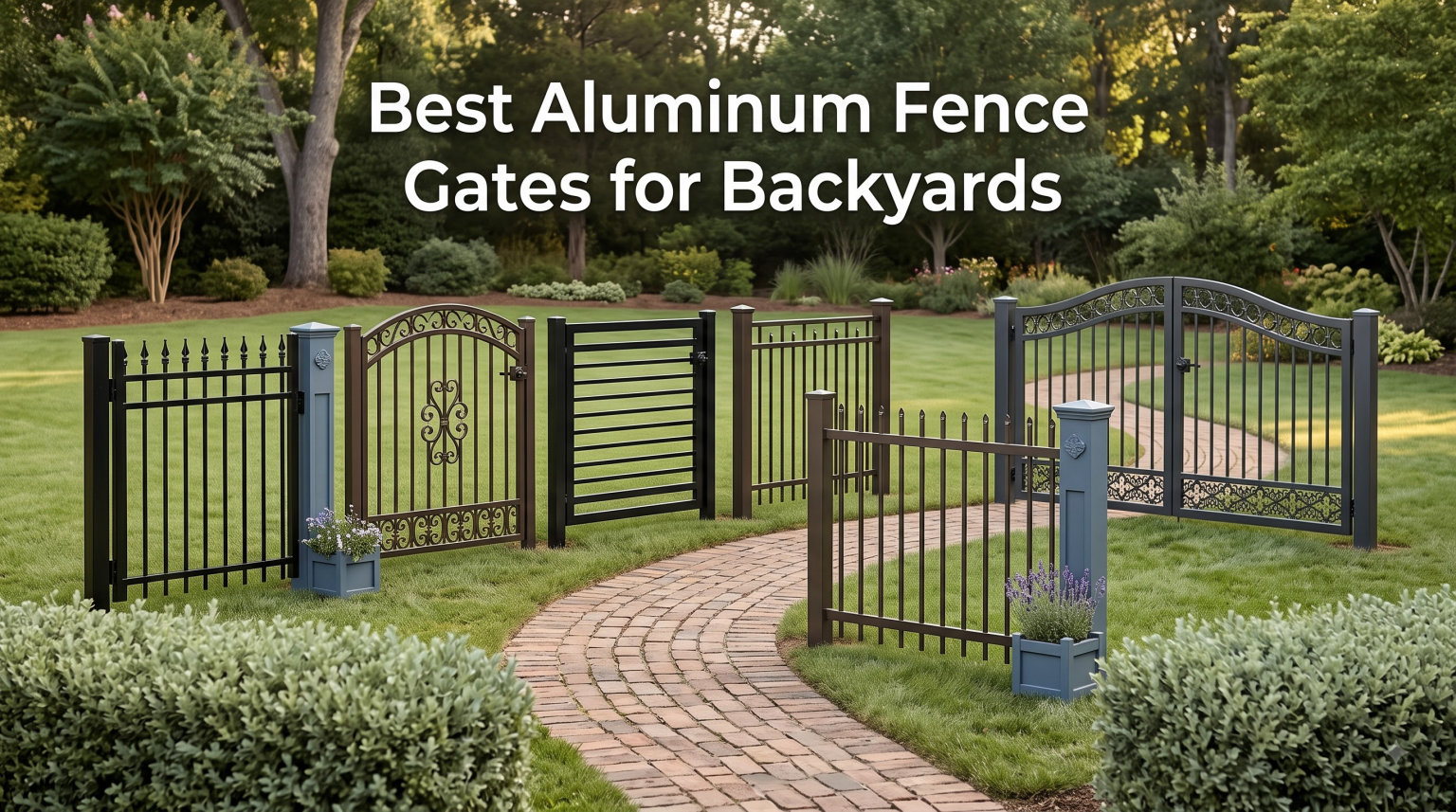 Best Aluminum Fence Gates for Backyards