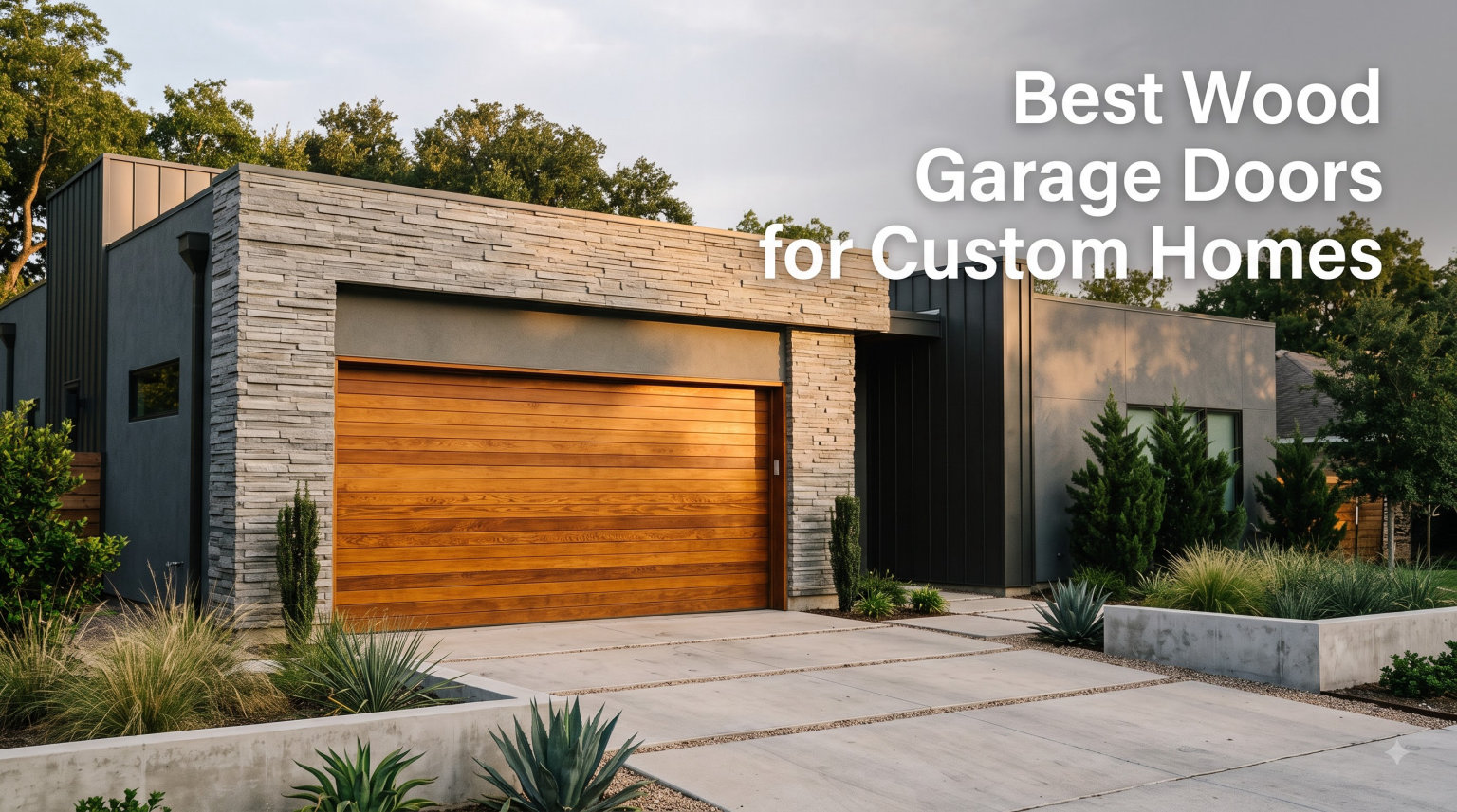 Best Wood Garage Doors for Custom Homes