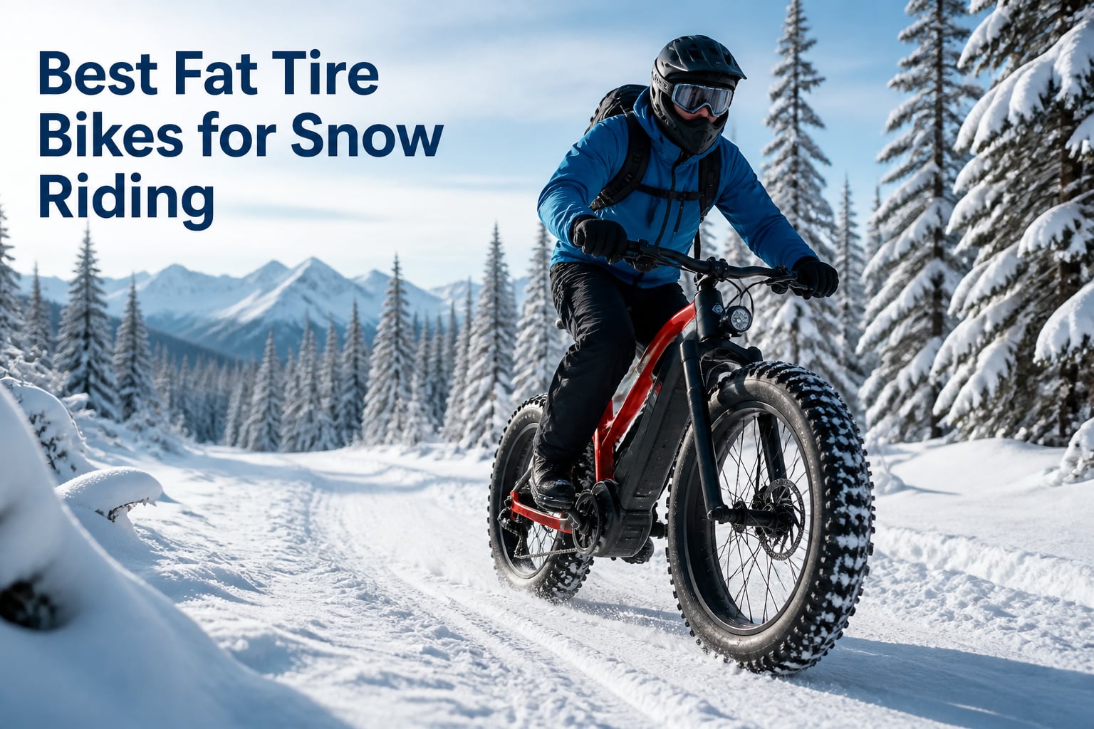 Best Fat Tire Bikes for Snow Riding