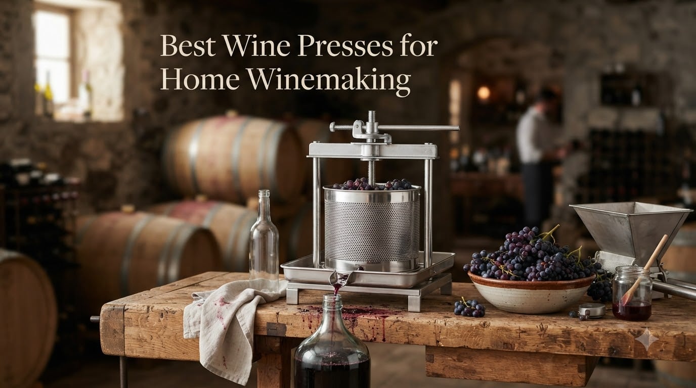 Best Wine Presses for Home Winemaking