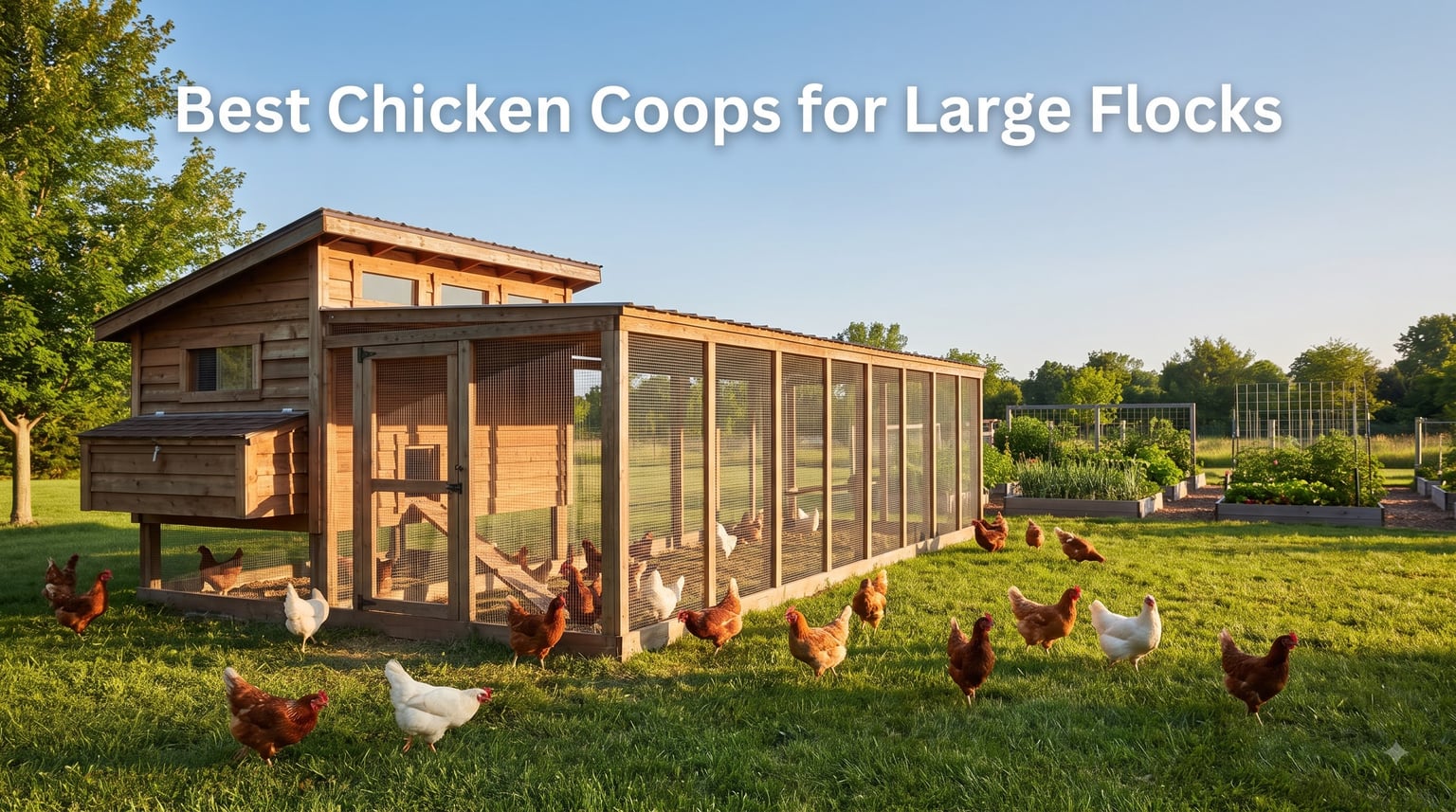 Best Chicken Coops for Large Flocks