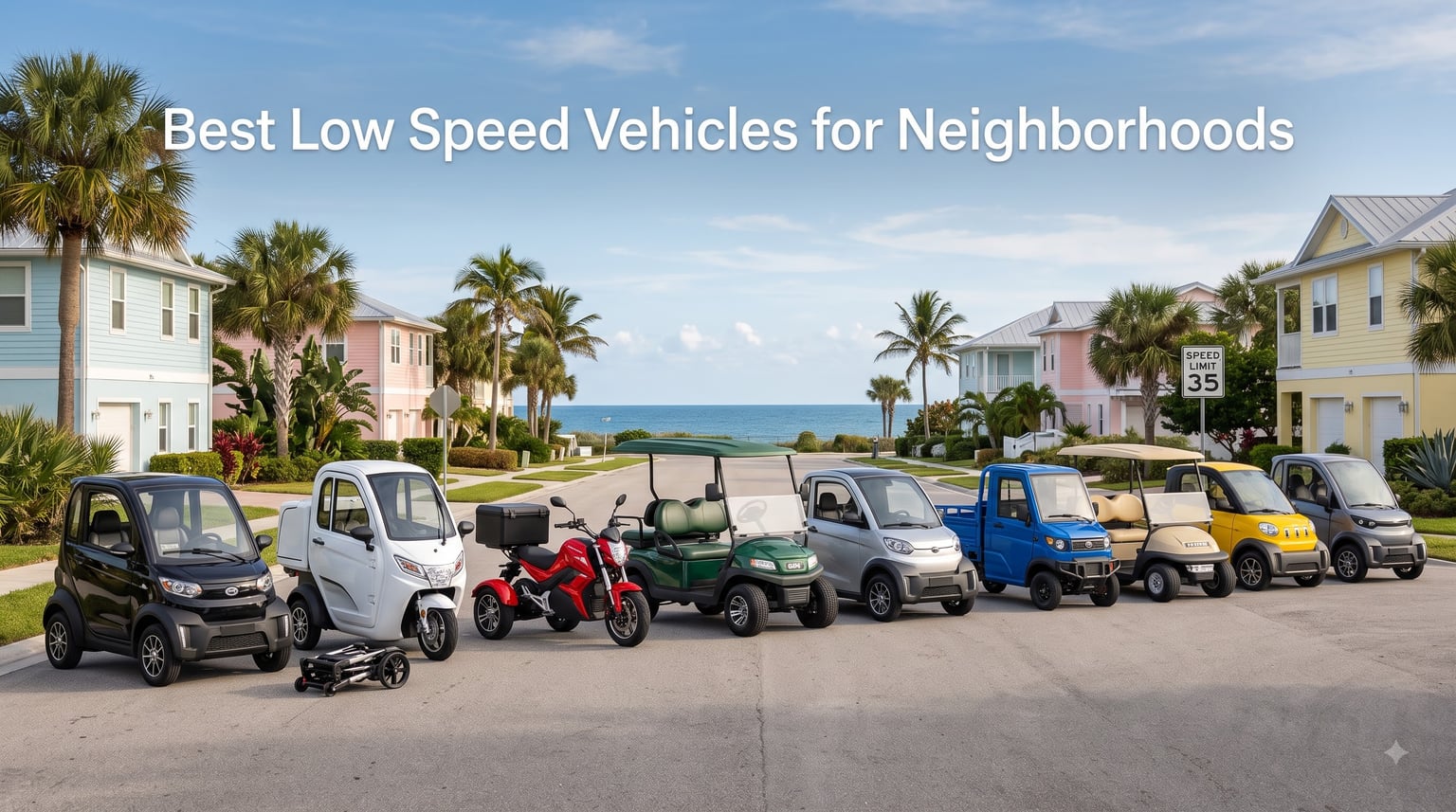 Best Low Speed Vehicles for Neighborhoods
