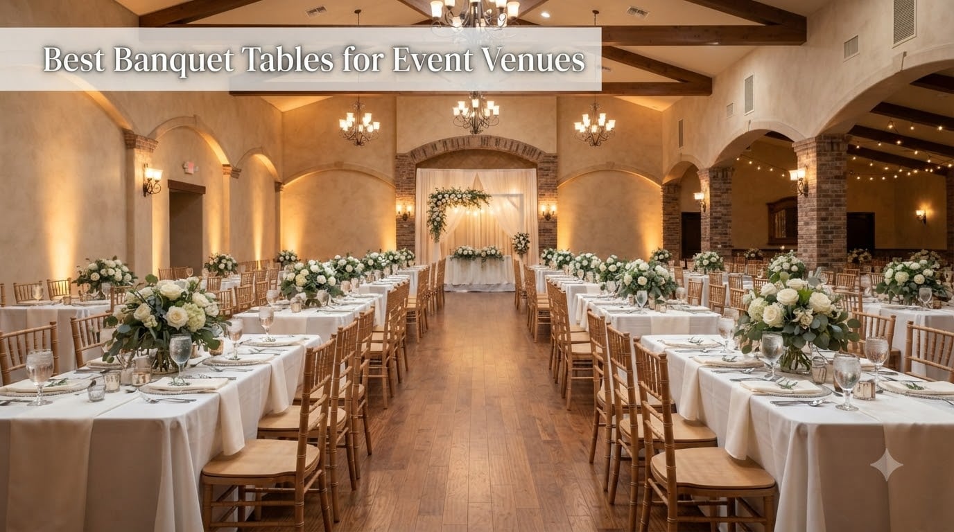 Best Banquet Tables for Event Venues