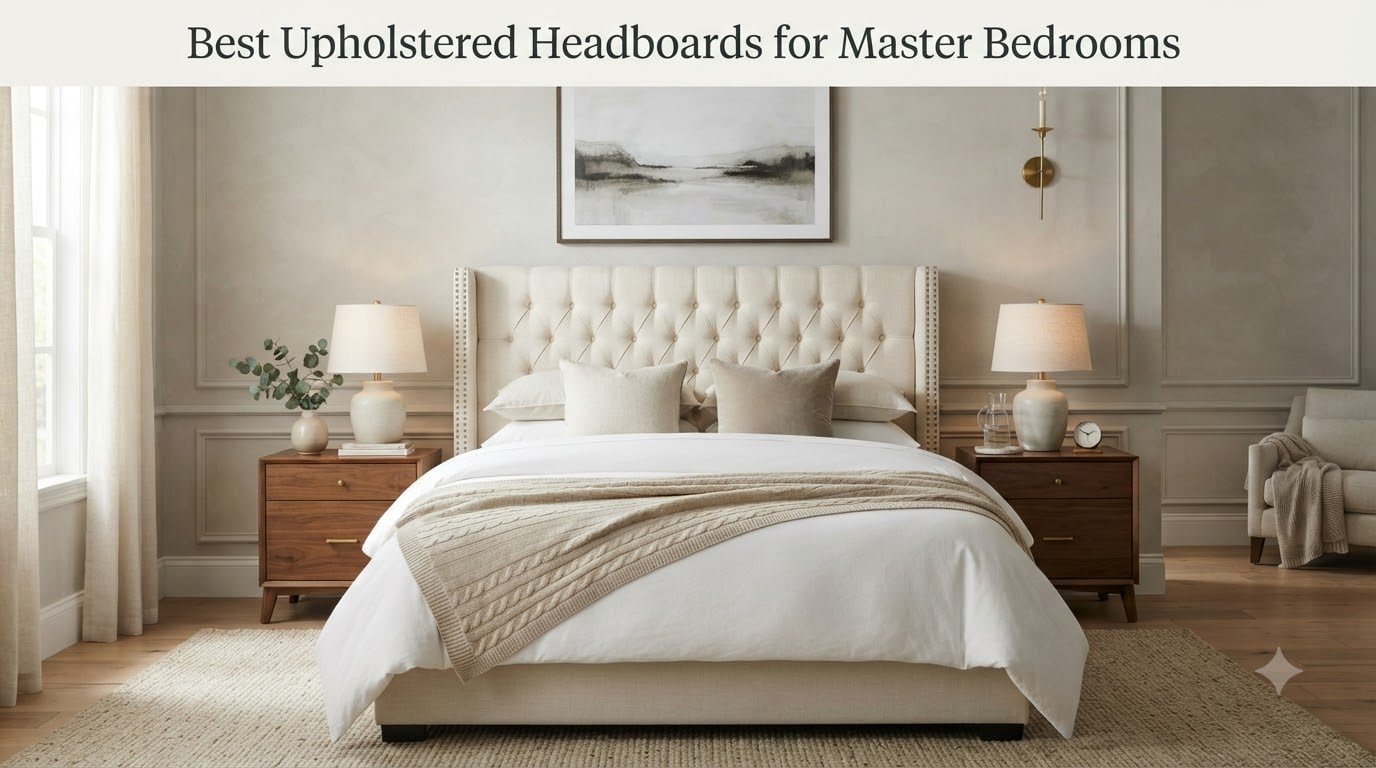 Best Upholstered Headboards for Master Bedrooms