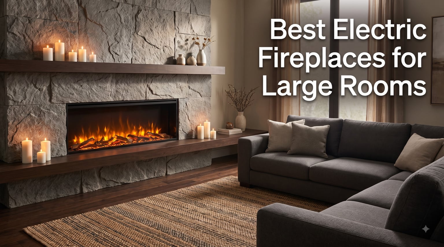 Best Electric Fireplaces for Large Rooms