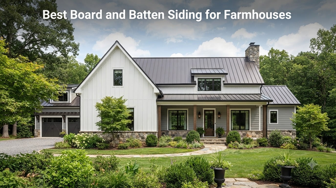 Best Board and Batten Siding for Farmhouses