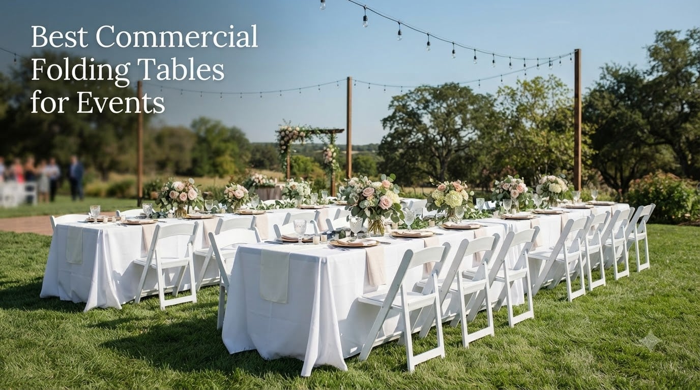 Best Commercial Folding Tables for Events