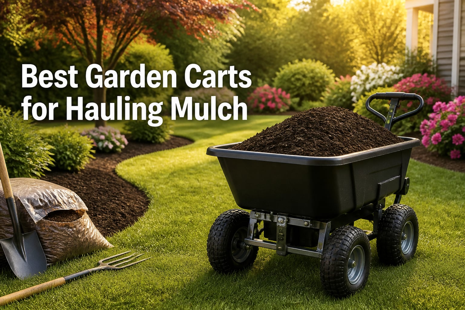 Best Garden Carts for Hauling Mulch