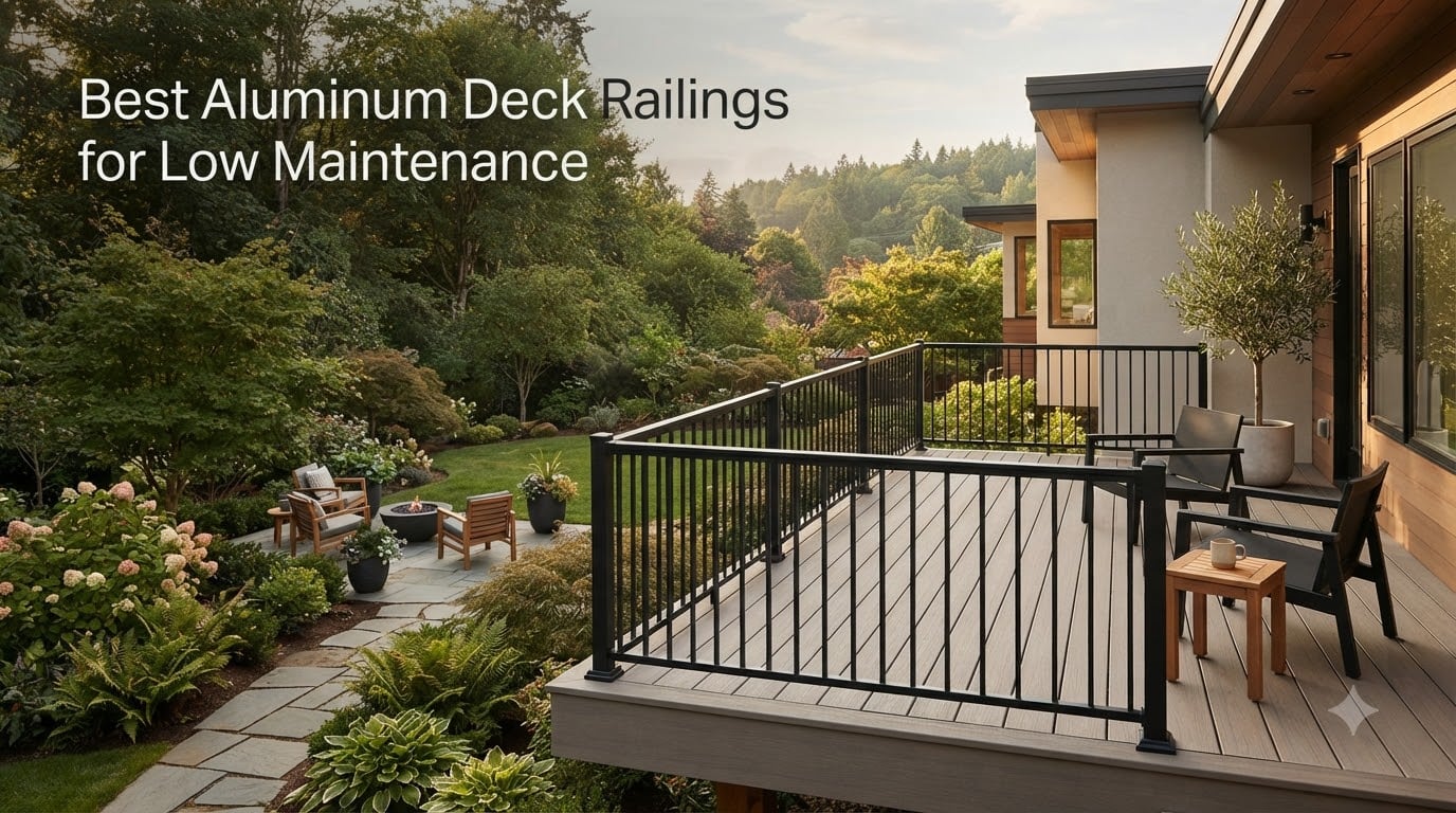 Best Aluminum Deck Railings for Low Maintenance