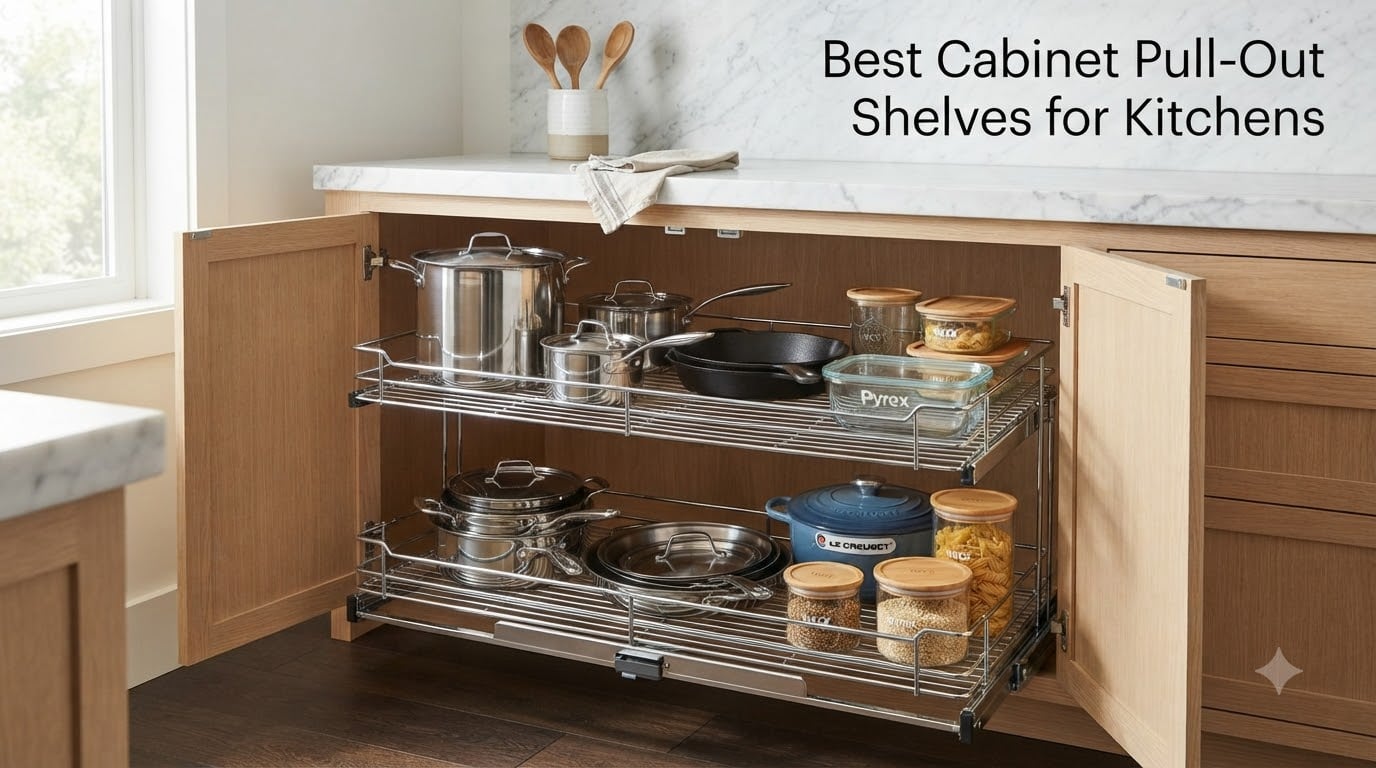 Best Cabinet Pull-Out Shelves for Kitchens