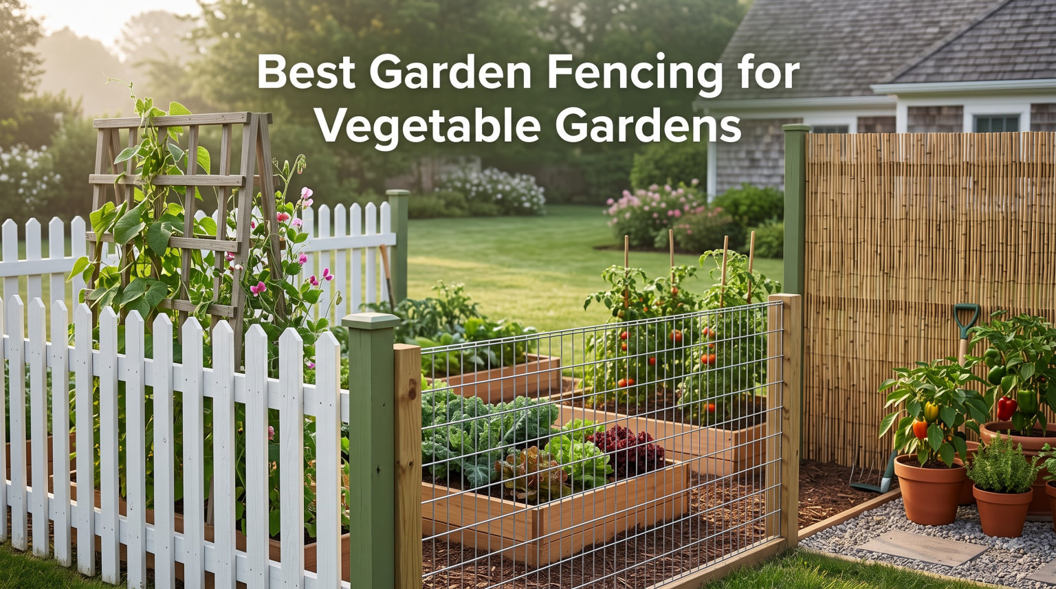Best Garden Fencing for Vegetable Gardens