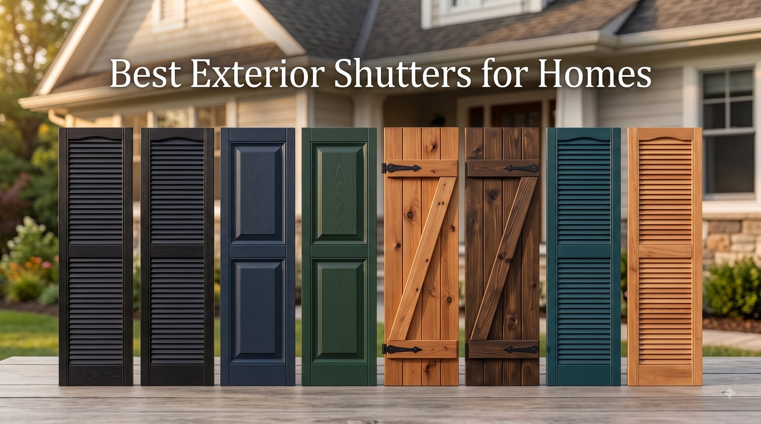 Best Exterior Shutters for Homes