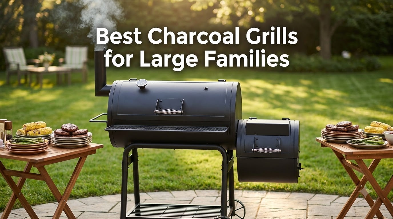 Best Charcoal Grills for Large Families