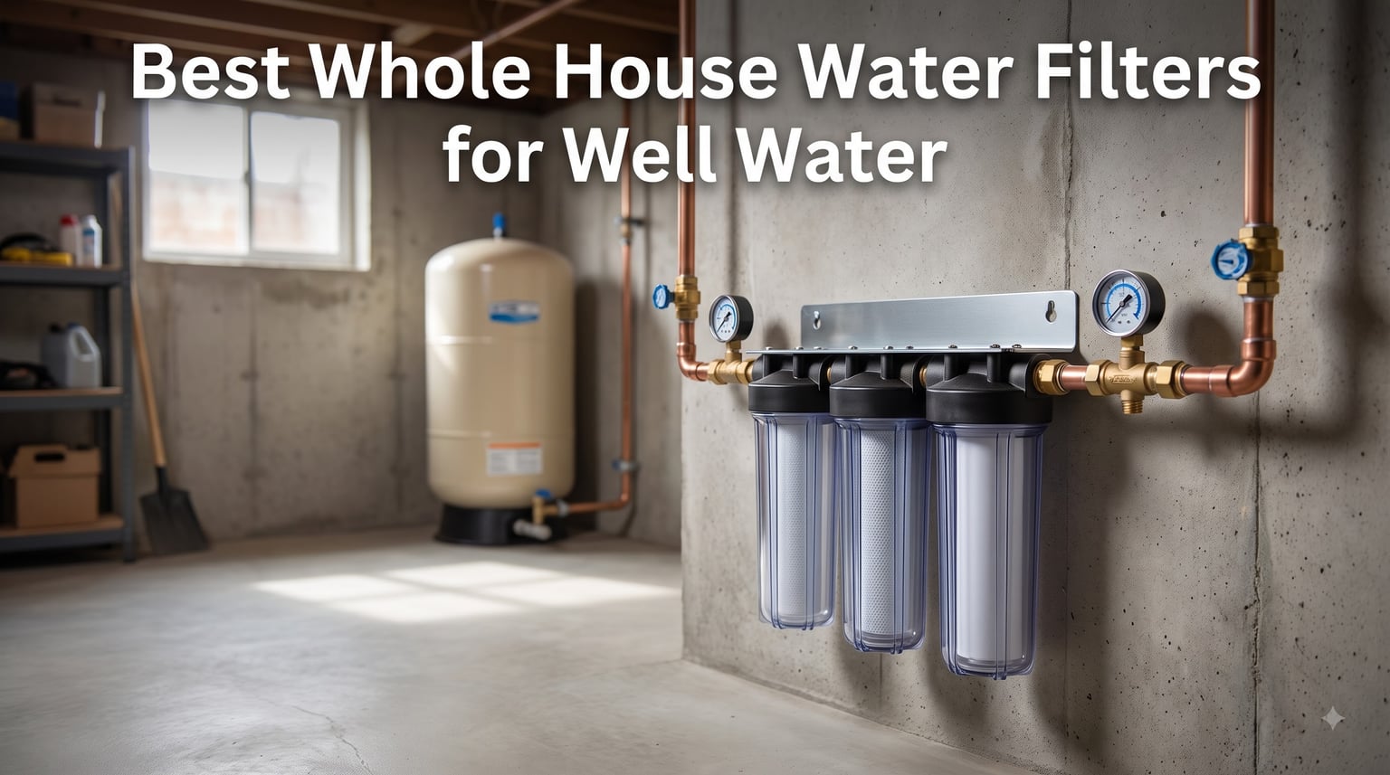 Best Whole House Water Filters for Well Water