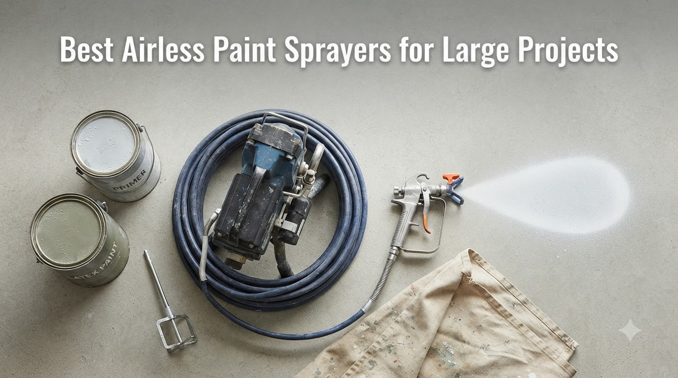 Best Airless Paint Sprayers for Large Projects