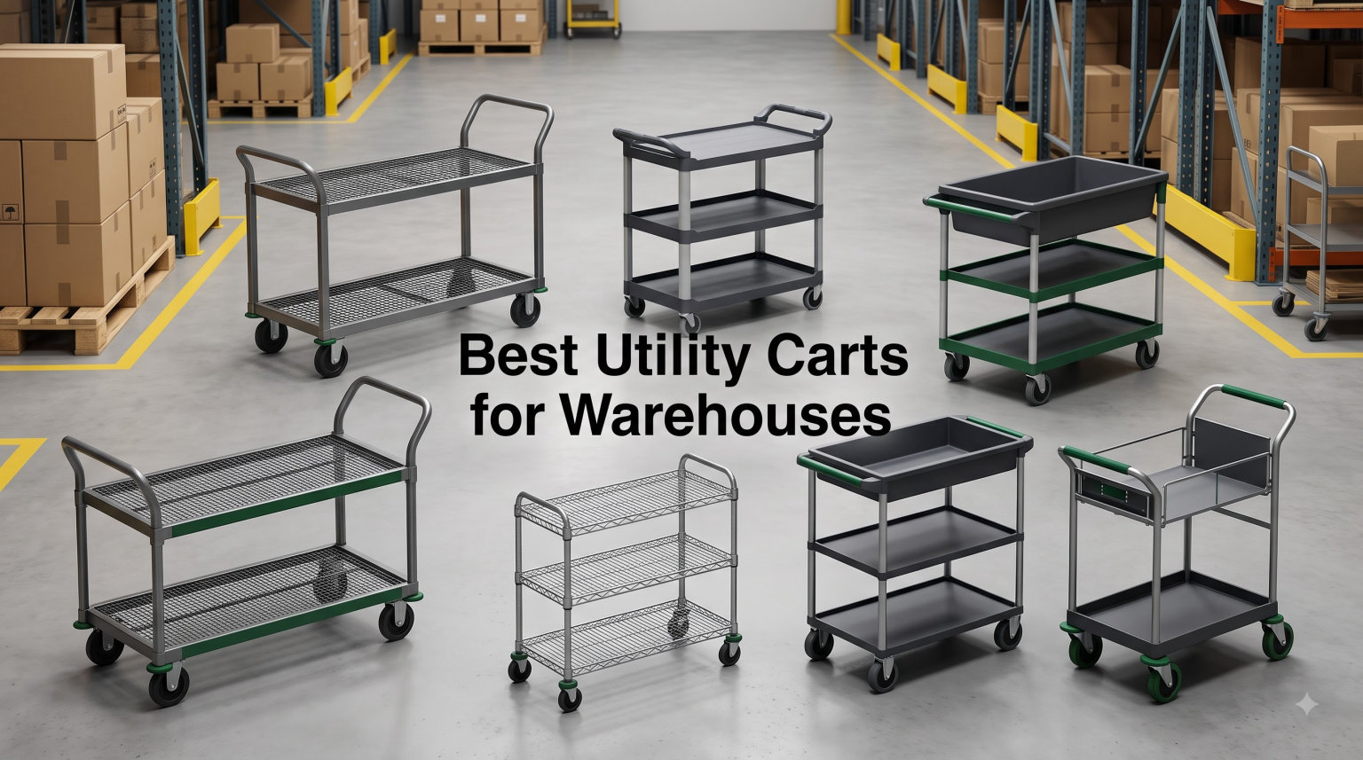Best Utility Carts for Warehouses