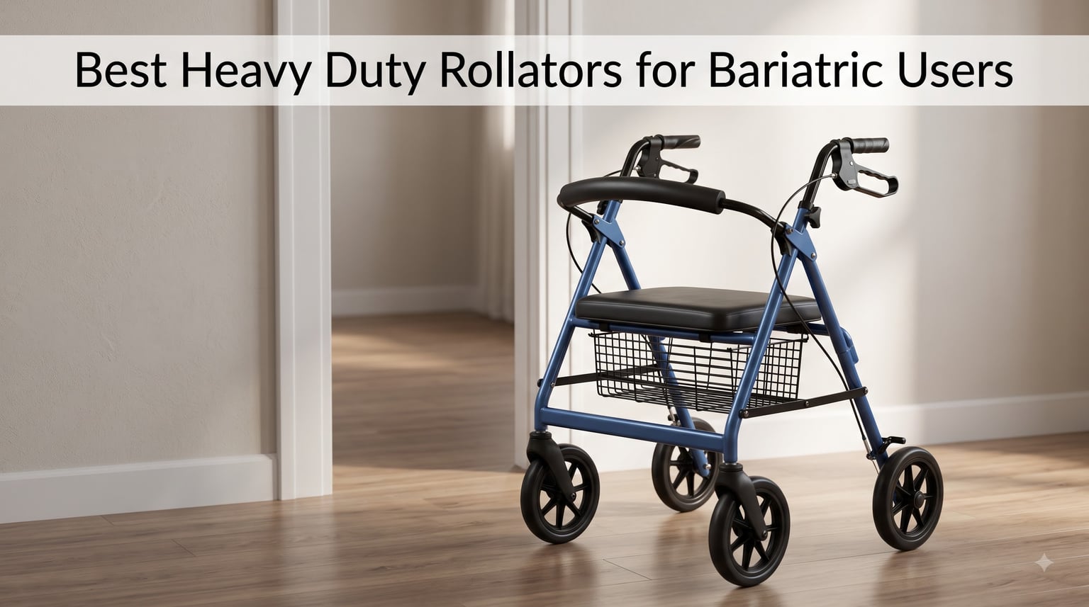 Best Heavy Duty Rollators for Bariatric Users