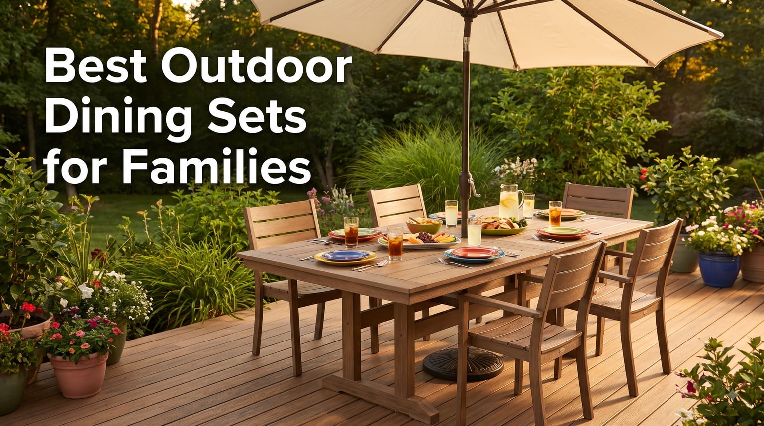 Best Outdoor Dining Sets for Families