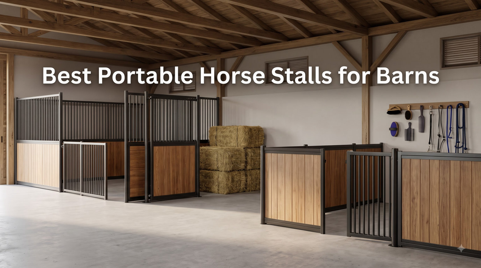 Best Portable Horse Stalls for Barns