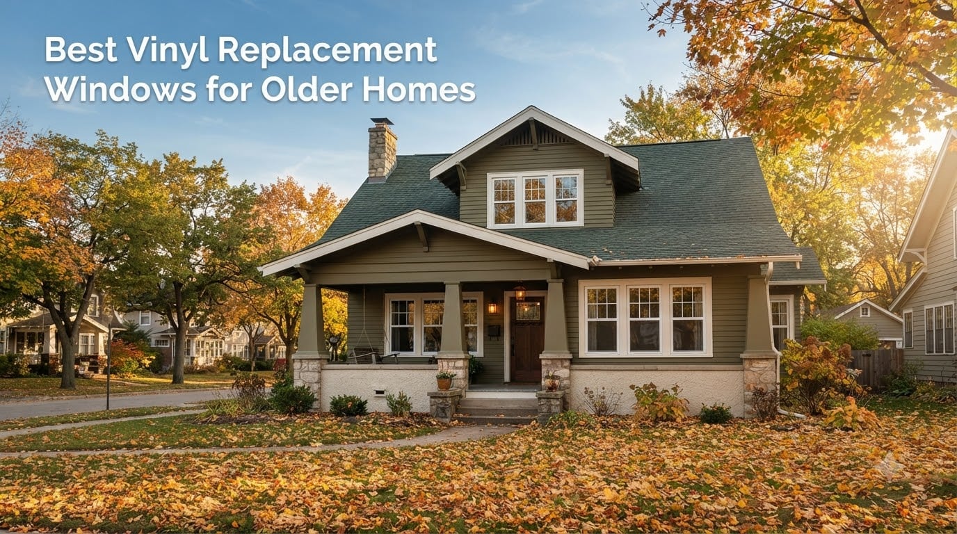 Best Vinyl Replacement Windows for Older Homes