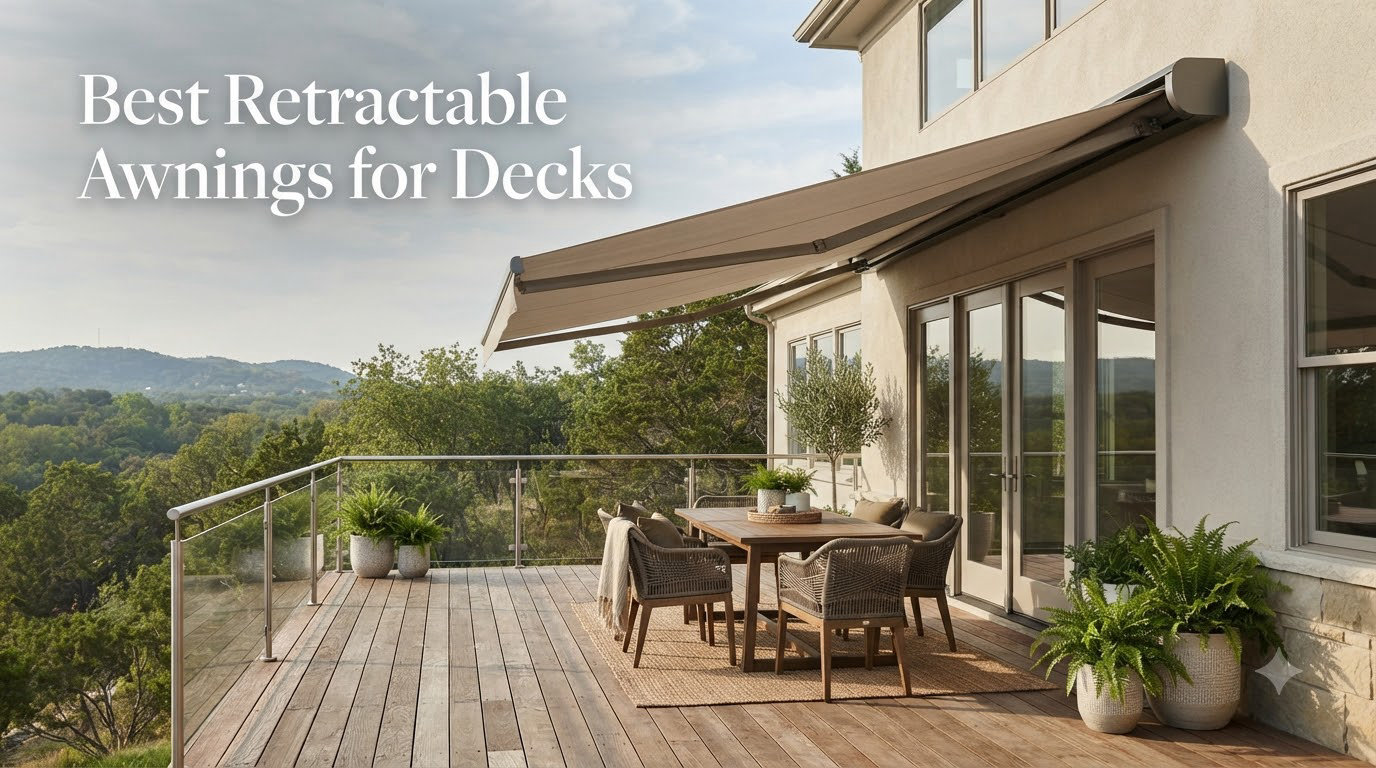 Best Retractable Awnings for Decks