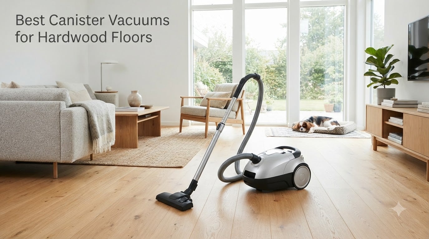 Best Canister Vacuums for Hardwood Floors