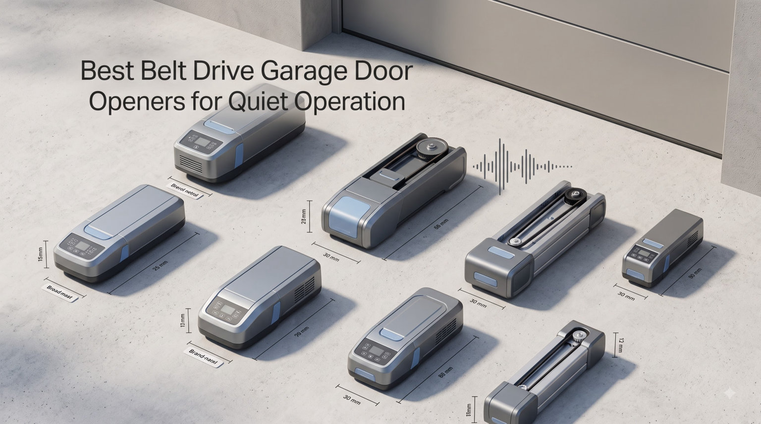 Best Belt Drive Garage Door Openers for Quiet Operation