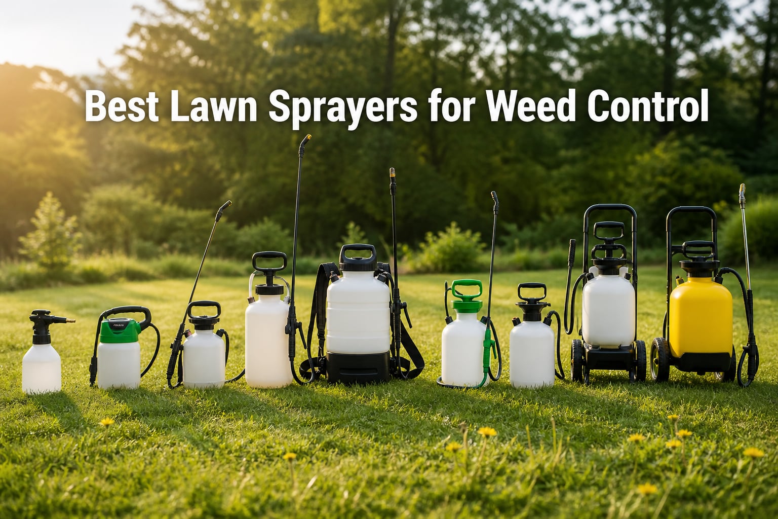 Best Lawn Sprayers for Weed Control