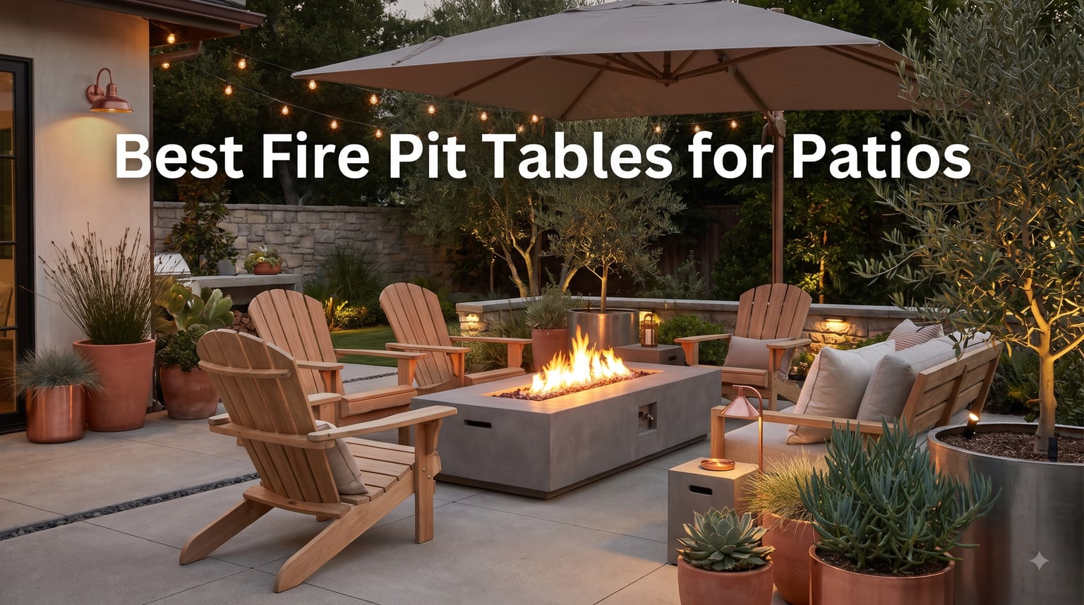Best Fire Pit Tables for Patios