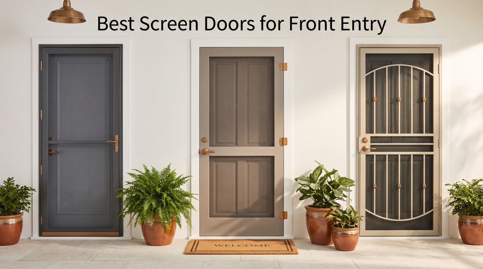 Best Screen Doors for Front Entry