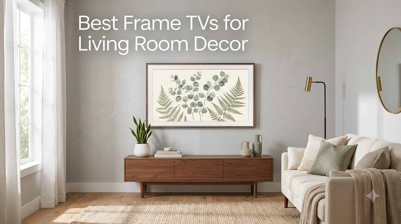Best Frame TVs for Living Room Decor