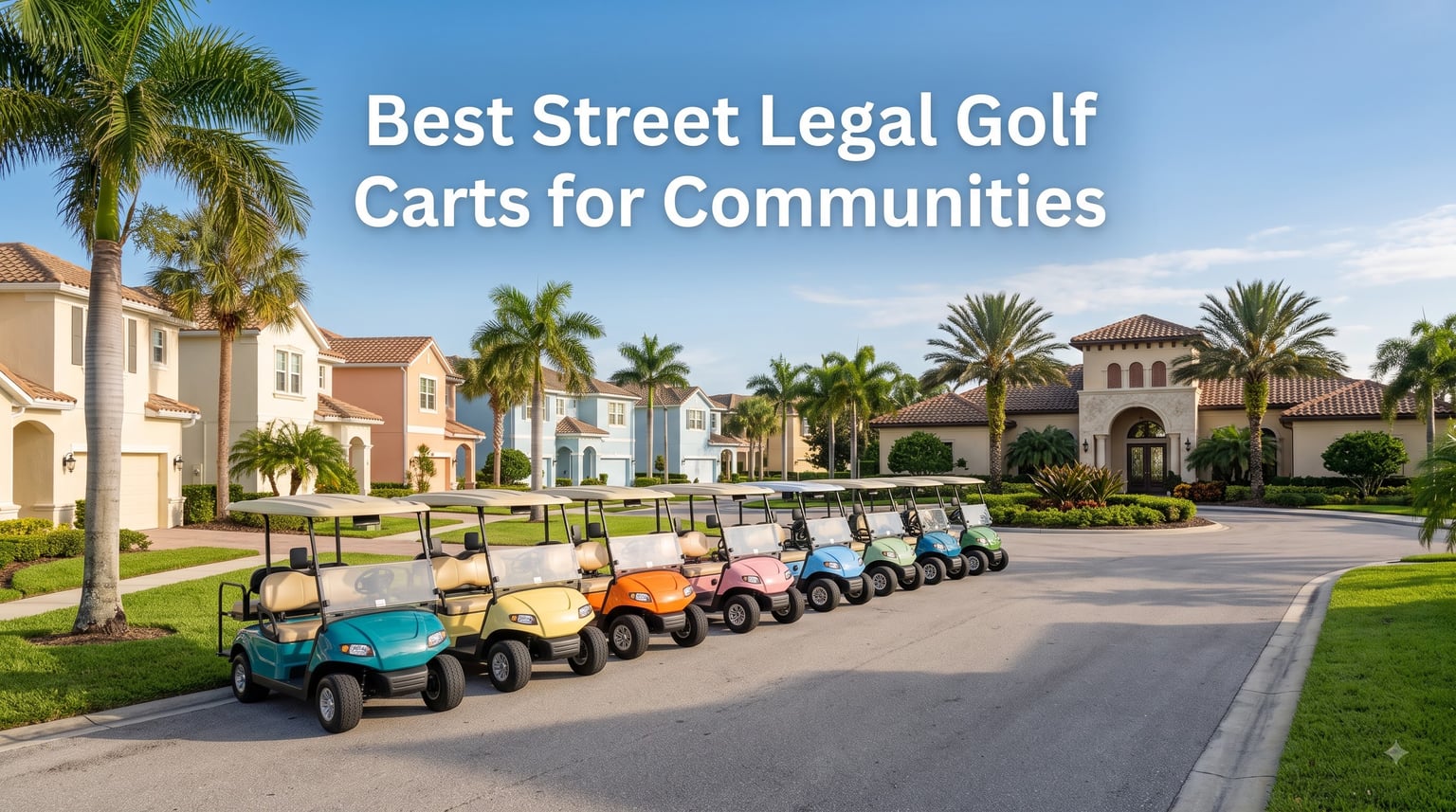 Best Street Legal Golf Carts for Communities