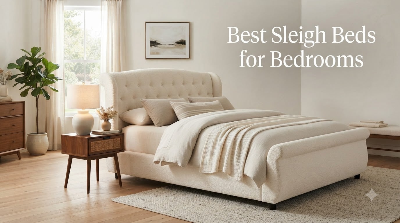 Best Sleigh Beds for Bedrooms