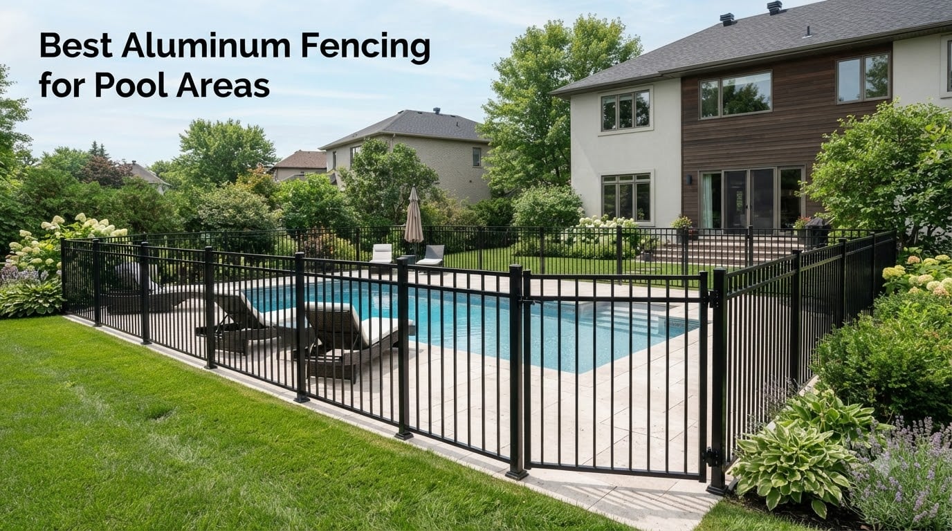 Best Aluminum Fencing for Pool Areas