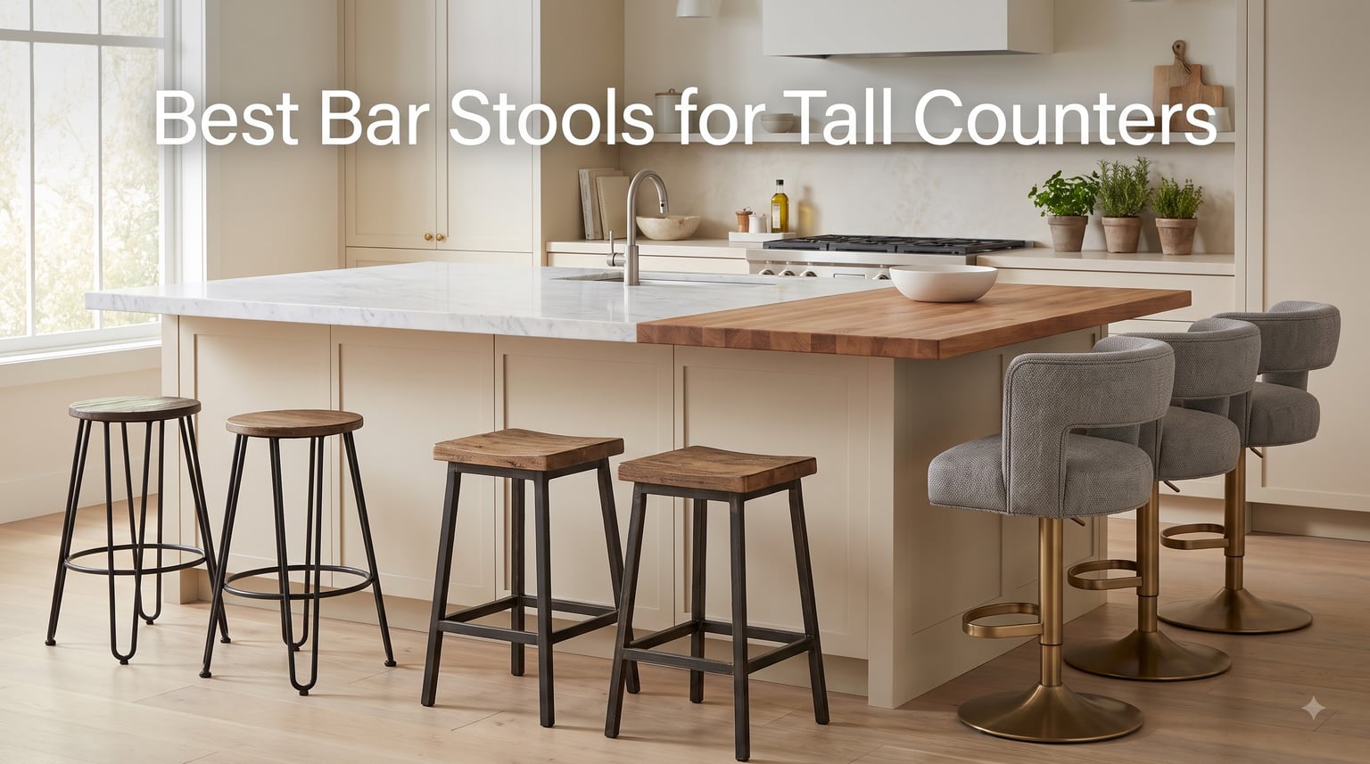 Best Bar Stools for Tall Counters